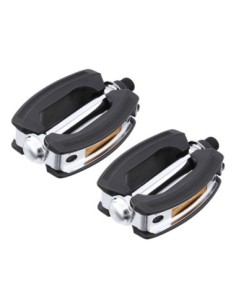 Classic Rubber Pedals VP-813 9/16 Black/Chrome.